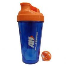 Coqueteleira Acr�lica 500ml Azul/Laranja - Arnold Nutrition
