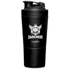 Coqueteleira Alum�nio 2 Doses - 590ml Preta Darkness - IntegralM�dica
