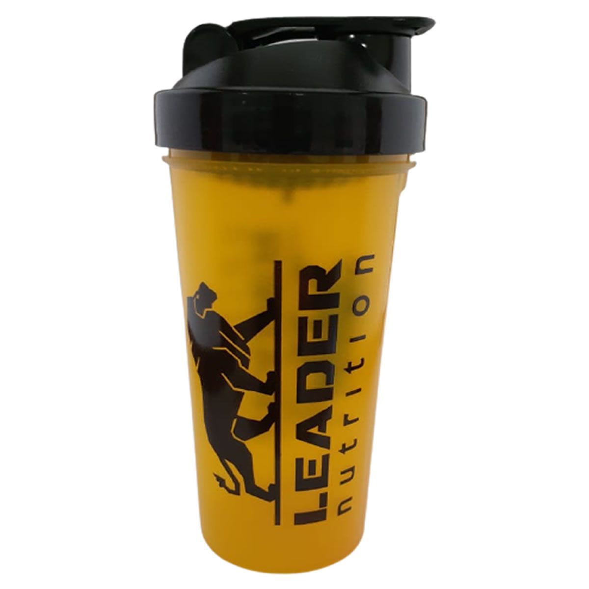 Coqueteleira Amarela 600ml - Leader Nutrition