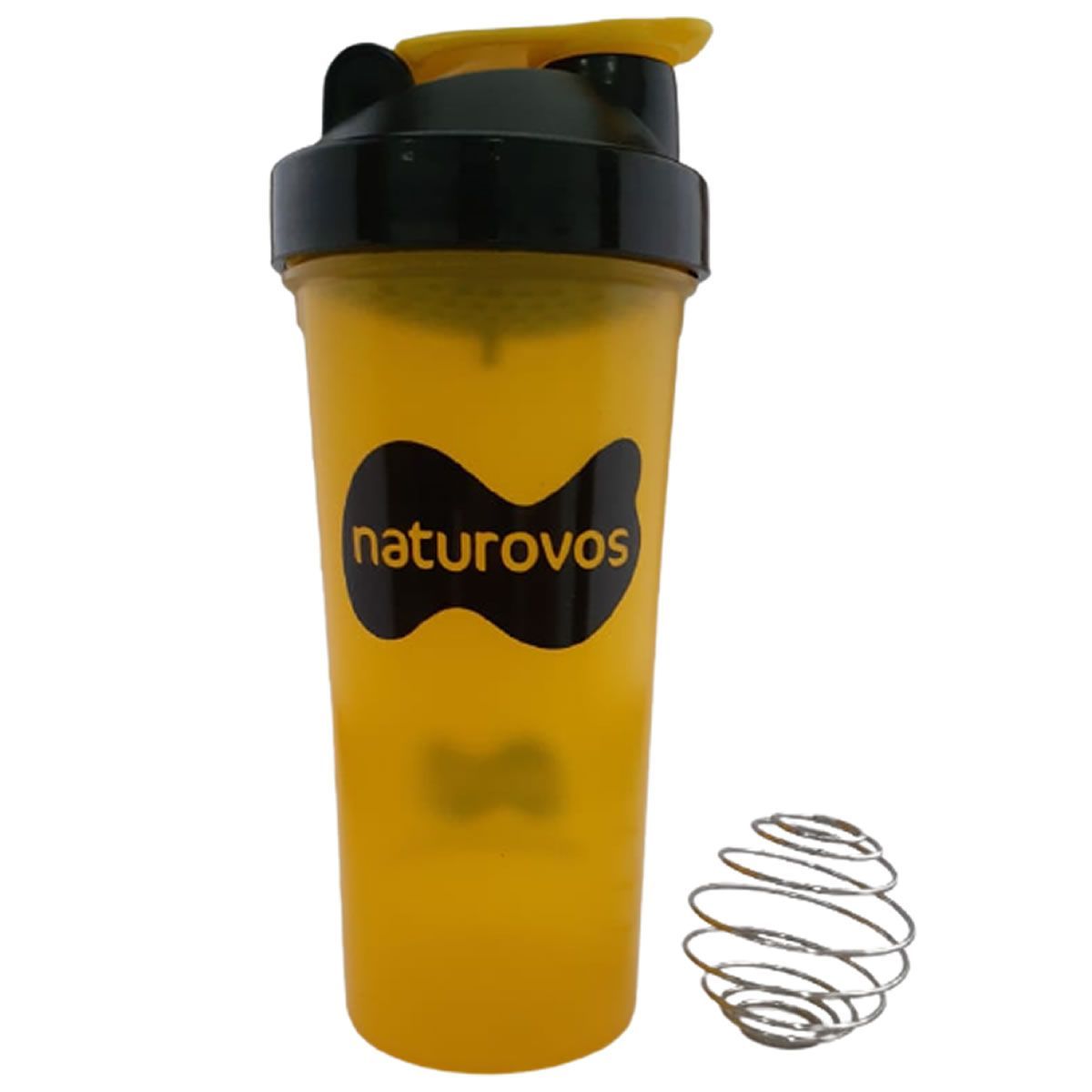 Coqueteleira Amarela 600ml - Naturovos