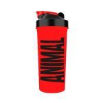Kit 2X Coqueteleira Animal - 600ml Vermelha - Universal Nutrition