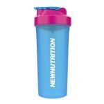 Coqueteleira Azul Com Tampa Rosa - NewNutrition