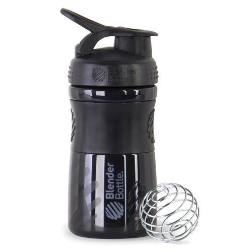 Coqueteleira Sportmixer 20oz - 590 ml Preto/Preta - Blender Bottle
