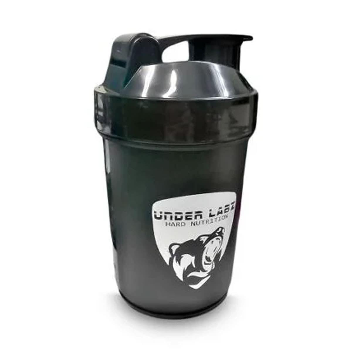 Coqueteleira com Compartimento - 500ml Preto - Under Labz