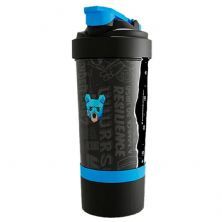 Coqueteleira Compartimentada - 400 ml Preta - Under Labz