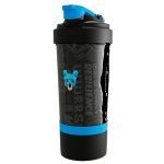 Coqueteleira Compartimentada - 400 ml Preta - Under Labz