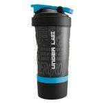Coqueteleira Compartimentada - 400 ml Preta - Under Labz
