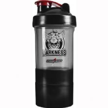Coqueteleira Darkness - 400ml c/ 3 compartimentos - Integralm�dica