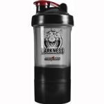 Coqueteleira Darkness - 400ml c/ 3 compartimentos - Integralm�dica