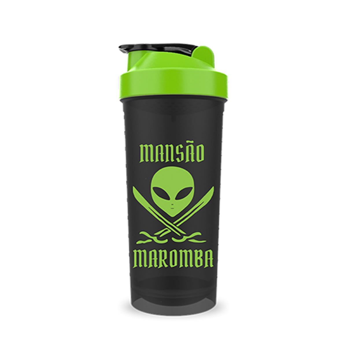 Coqueteleira Diabo Verde Mans�o Maromba - 600ml Preta - FTW