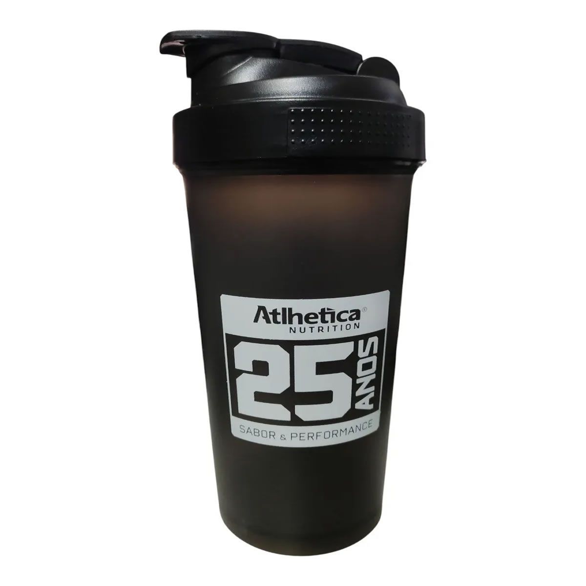 Coqueteleira Edi��o 25 Anos - 600ml Preta - Atlhetica Nutrition