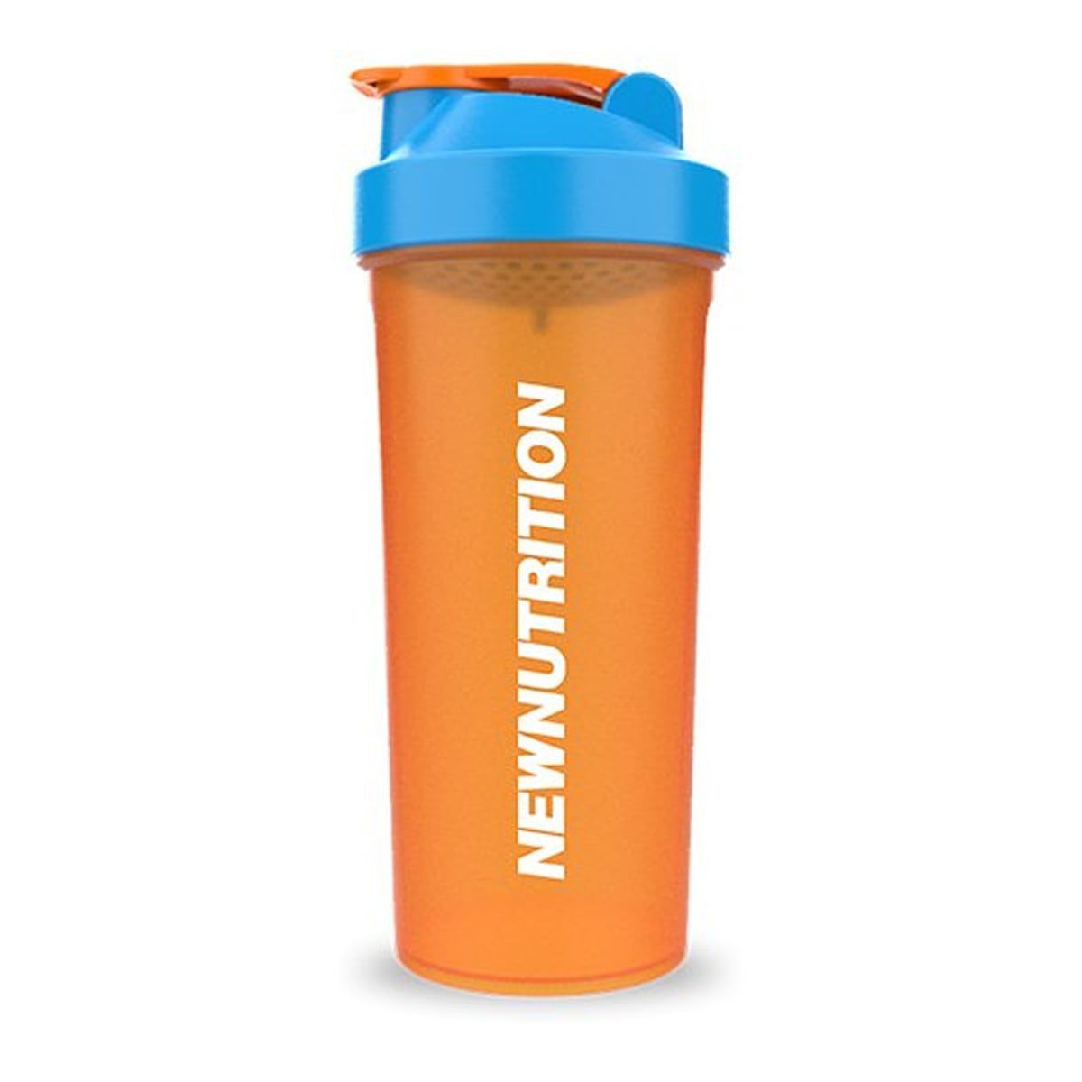 Coqueteleira Laranja Com Tampa Azul - NewNutrition
