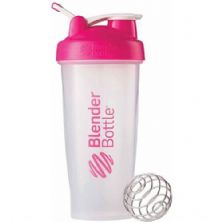 Coqueteleira Loop Top - 600ml Branca/Rosa - Blender Bottle