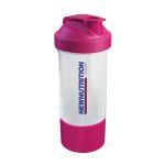 Coqueteleira Rosa 3 Doses Rede e Mola  - NewNutrition