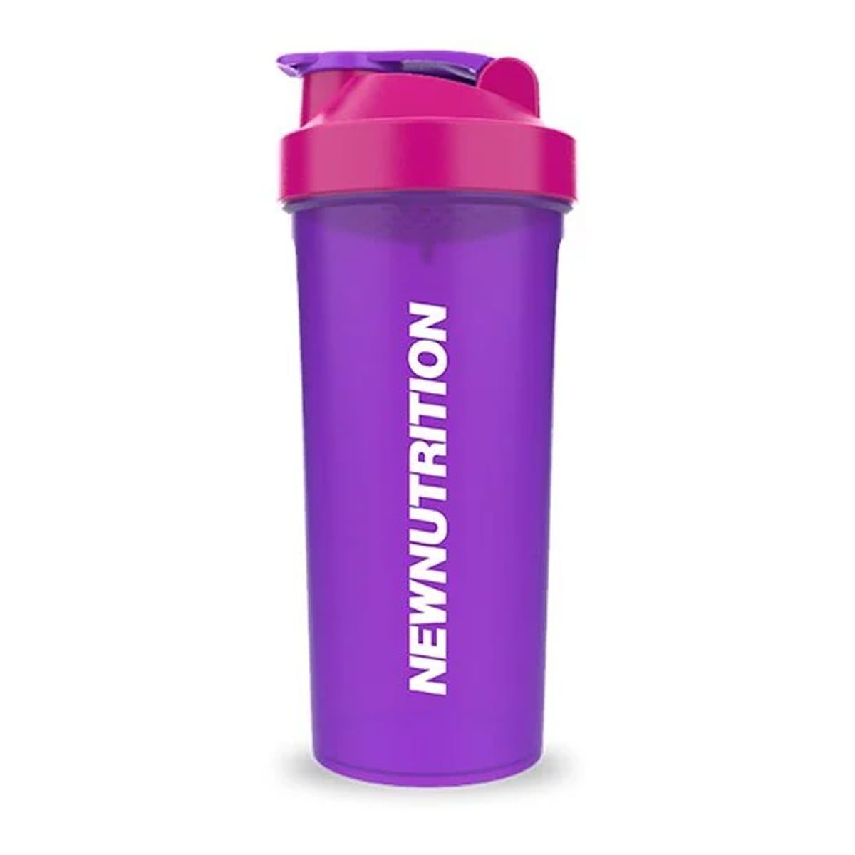 Coqueteleira Roxa Com Tampa Rosa - NewNutrition