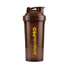 Coqueteleira Shaker - 600ml Marrom - AmendoPro