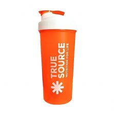 Coqueteleira Slim - 600ml Laranja E Branca - True Source