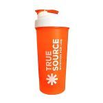 Coqueteleira Slim - 600ml Laranja E Branca - True Source
