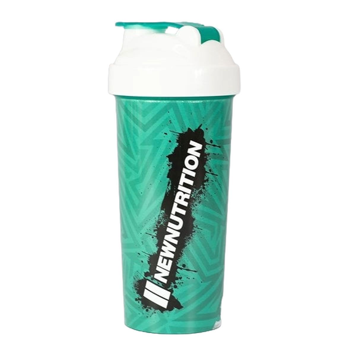 Coqueteleira Slim Estampada - 600ml Verde �gua - NewNutrition