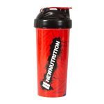 Coqueteleira Slim Estampada - 600ml Vermelha - NewNutrition