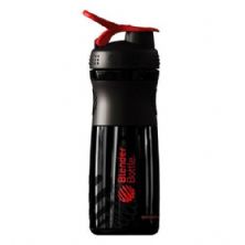 Coqueteleira Sportmixer 20oz - 830 ml Preto/Vermelho - Blender Bottle
