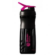 Coqueteleira Sportmixer 28oz - 830 ml Preto/Rosa - Blender Bottle