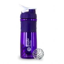 Coqueteleira Sportmixer 28oz - 830 ml Roxo/Branco - Blender Bottle