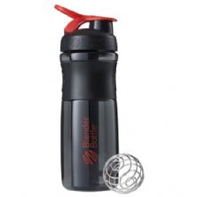 Coqueteleira SportMixer - 760ml Preto/Vermelho - Blender Bottle
