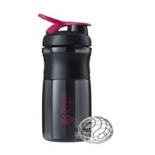 Coqueteleira SuportMixer - 500ml Preto/Pink - Blender Bottle