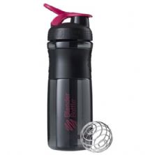 Coqueteleira SuportMixer - 760ml Preto/Pink - Blender Bottle