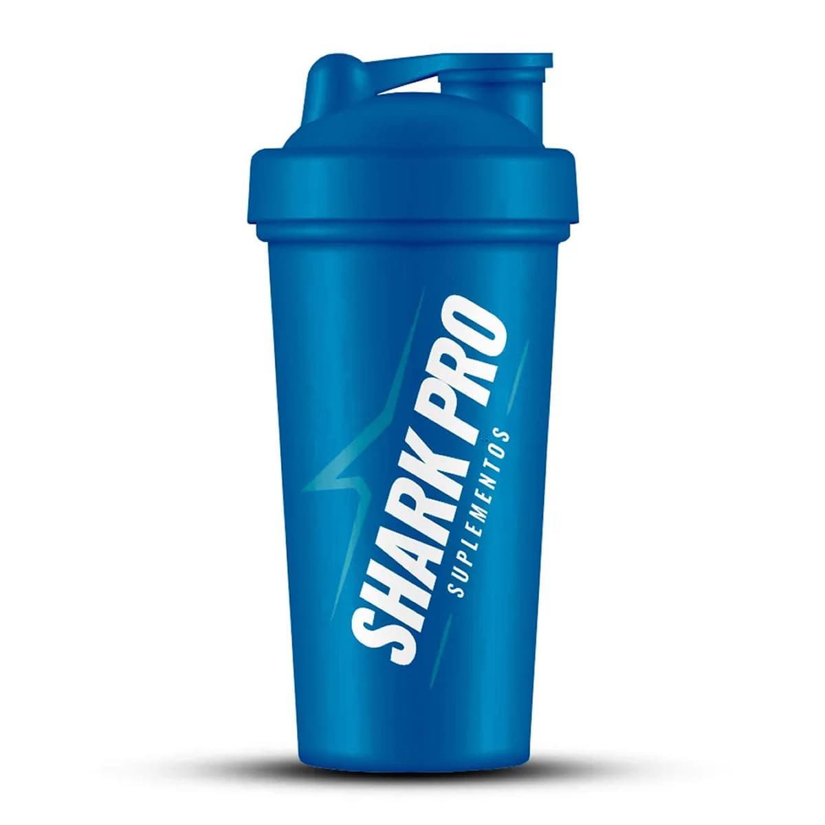 Coqueteleira Tradicional - 600ml Azul - Shark Pro