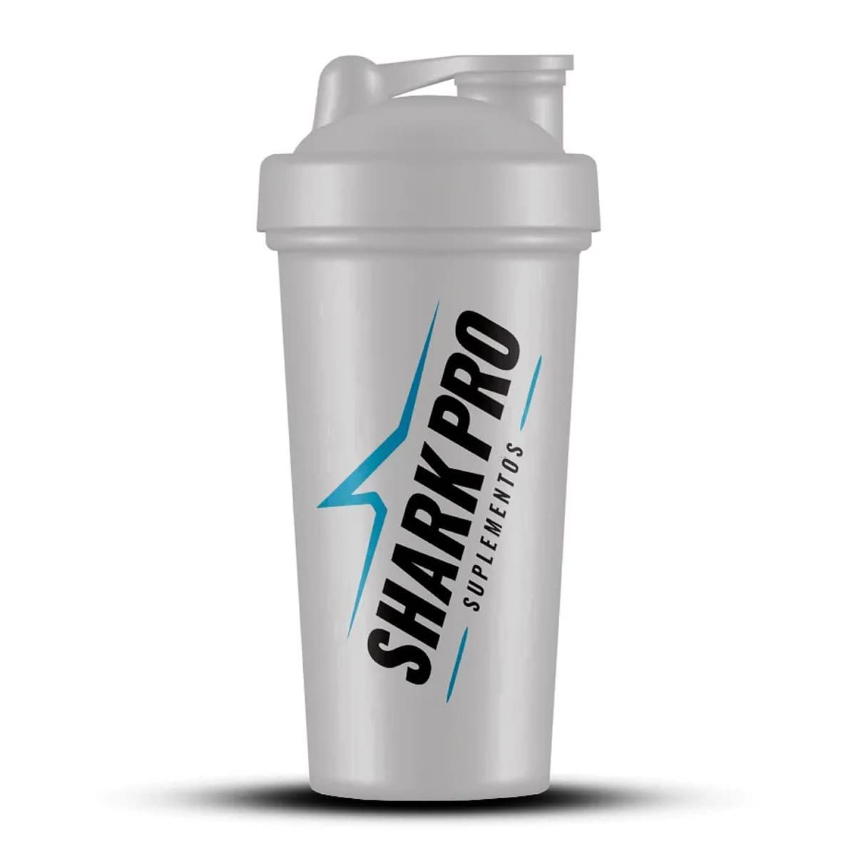 Coqueteleira Tradicional - 600ml Branca - Shark Pro