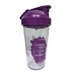 Coqueteleira Transparente/Roxo 500ml - Sanavita