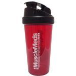 Coqueteleira Vermelho/Preto 700ml - MuscleMeds