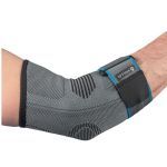 Cotoveleira Compress�o Ajust�vel Relieve - Tamanho P-M Cinza  - Vollo Sports
