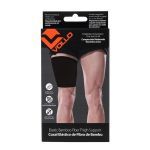 Coxal El�stico Compress�o Moderada de Fibra de Bambu - Preto Tamanho �nico -  Vollo Sports