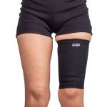 Coxal El�stico Compress�o Moderada de Fibra de Bambu - Preto Tamanho �nico -  Vollo Sports