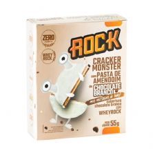 Cracker Monster Com Pasta De Amendoim - 55g Chocolate Branco - Rock Peanut