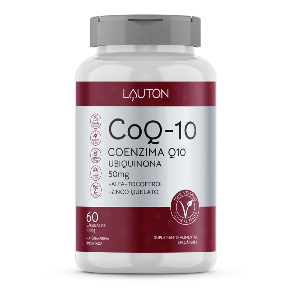 Coenzima Q10 - 60 C�psulas - Lauton Nutrition
