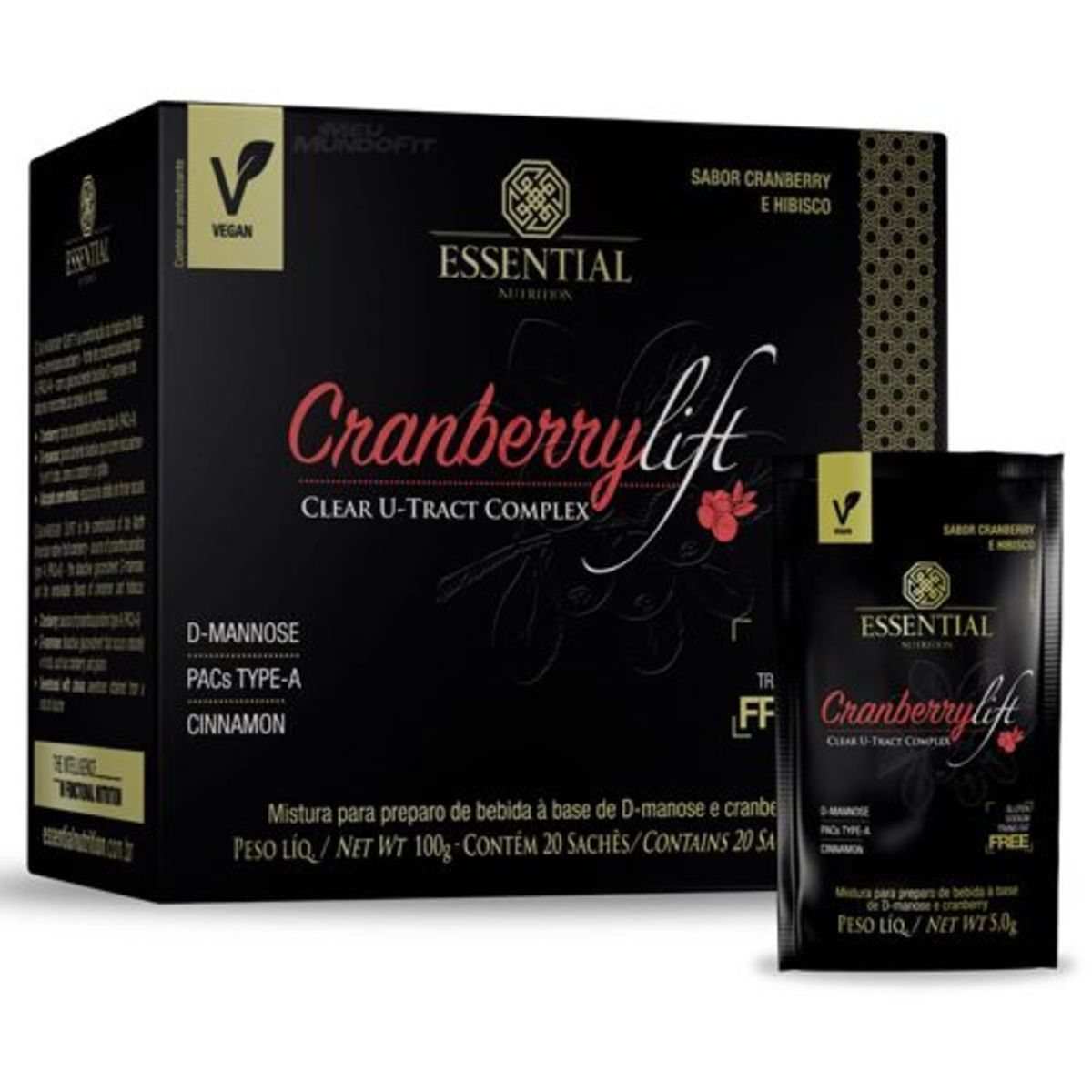 Cranberrylift - 20 Sach�s 5g - Essential Nutrition