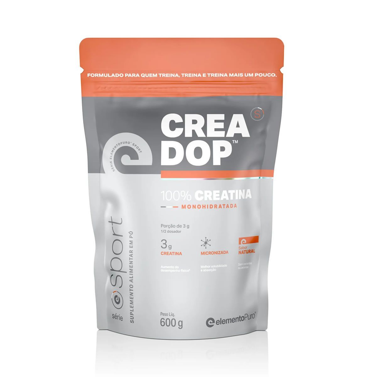 CreaDop Sport - 600g Refil Natural - ElementoPuro