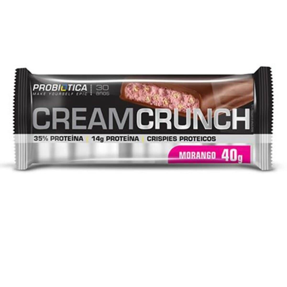 Cream Crunch - 1 Unidade Morango - Probiotica