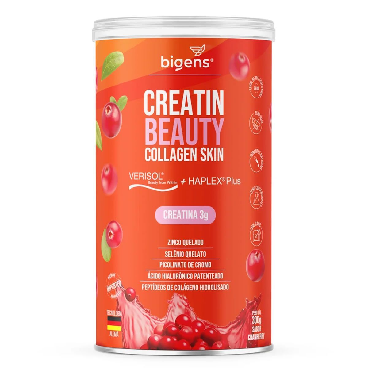 Creatin Beauty - 300g Cranberry - Bigens