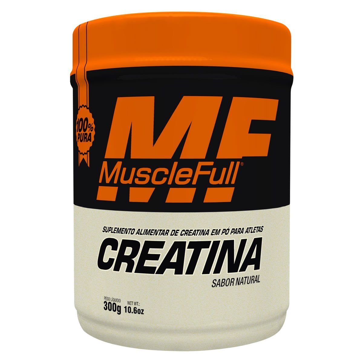Creatina - 300g Natural - MuscleFull