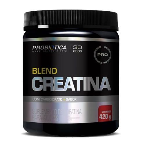 Creatina Blend - 420g Morango - Probiotica