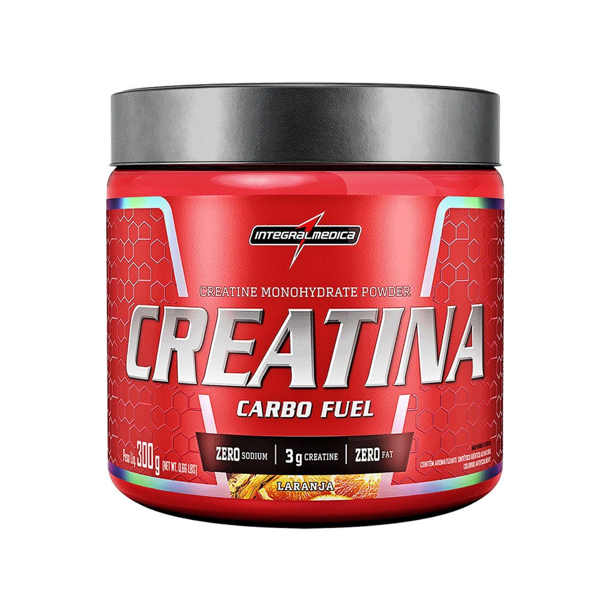 Creatina Carbo Fuel- 300g Laranja - IntegralM�dica