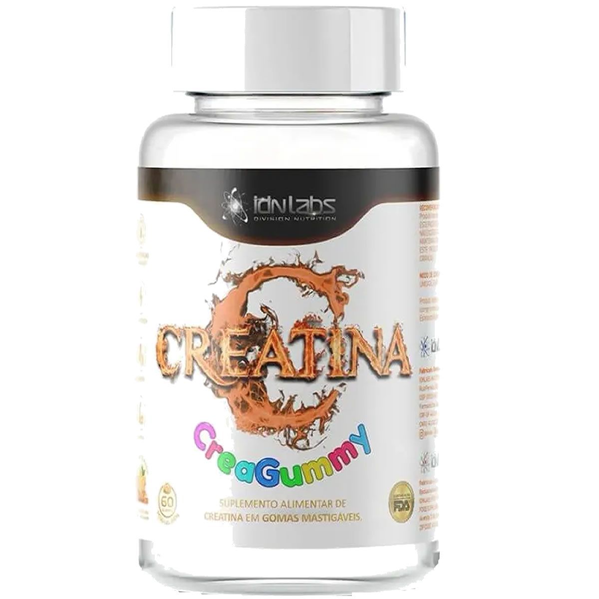 Creatina Creagummy - 60 Gomas Laranja - IND Labs