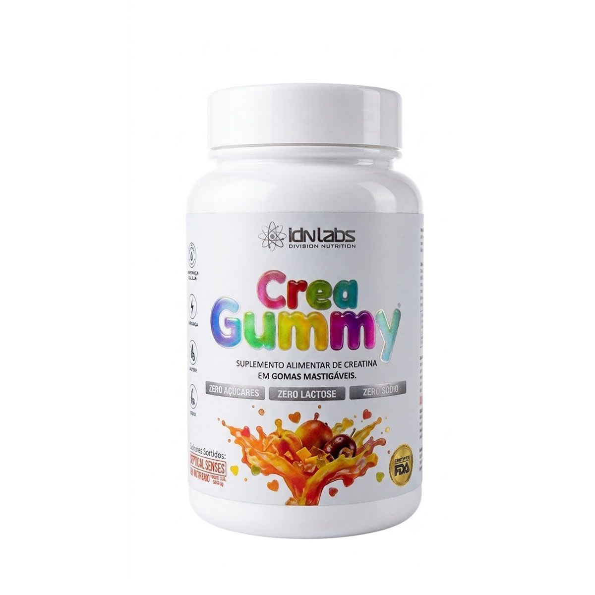 Creatina Creagummy - 60 Gomas Tropical - IDN Labs