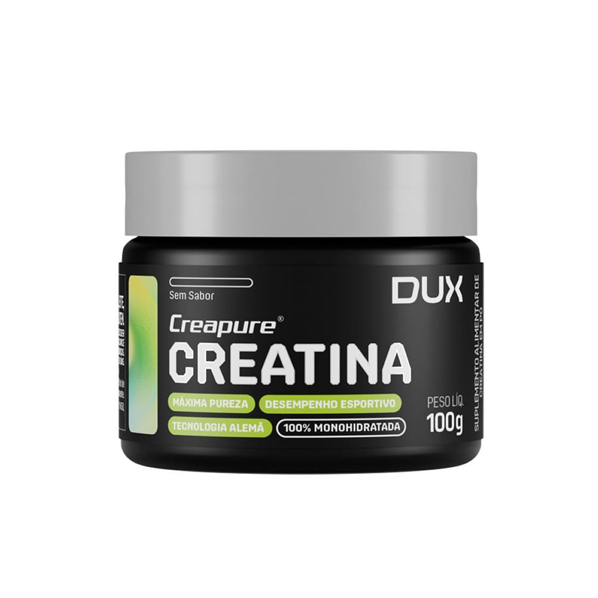 Creatina Creapure - 100g Sabor Natural - Dux Nutrition