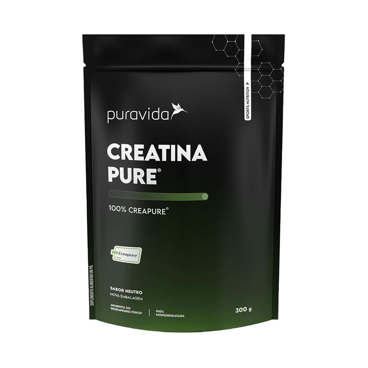 Creatina Creapure - 300g Refil - Puravida